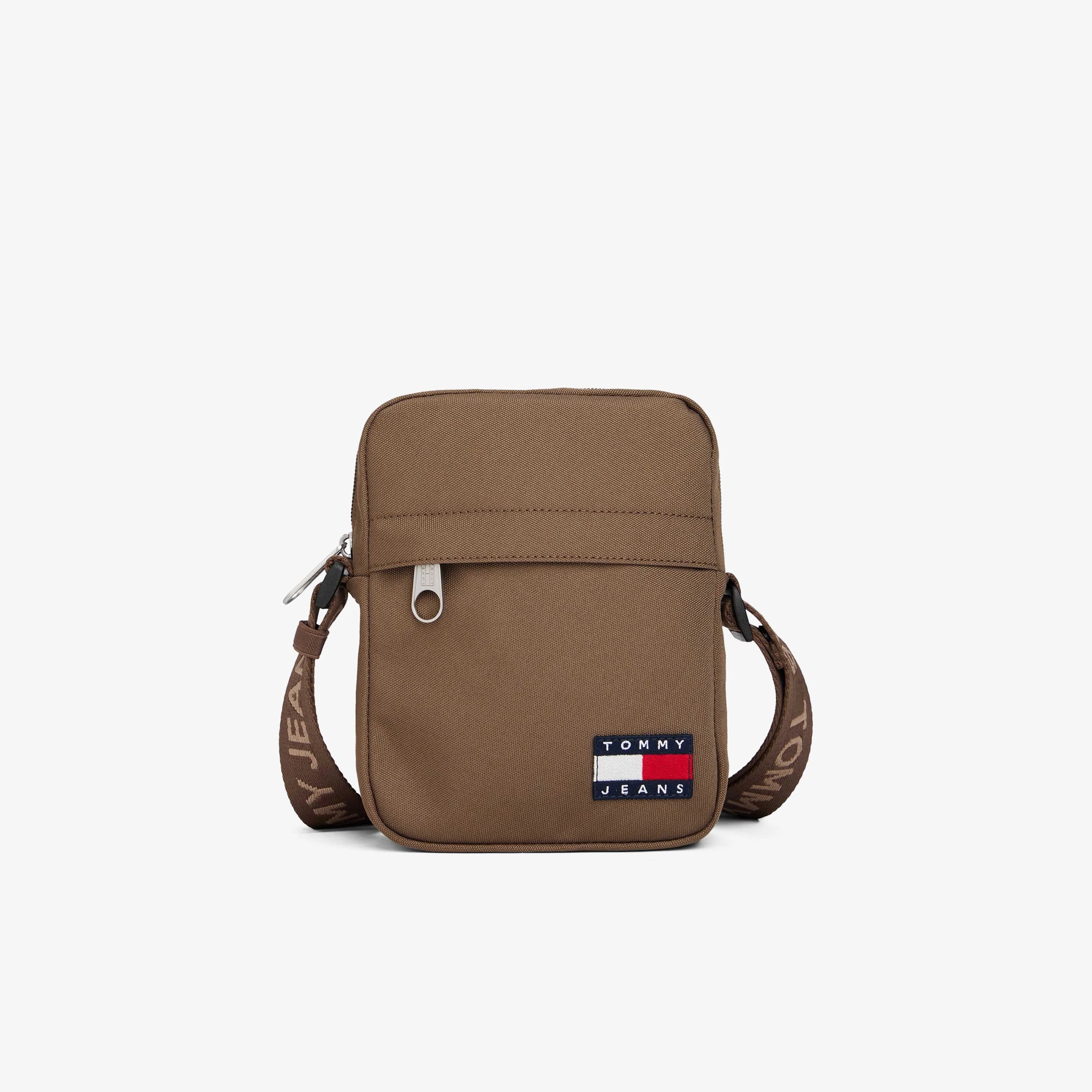  Tommy Jeans Essentials Daily Reporter Erkek Kahverengi Çapraz Çanta