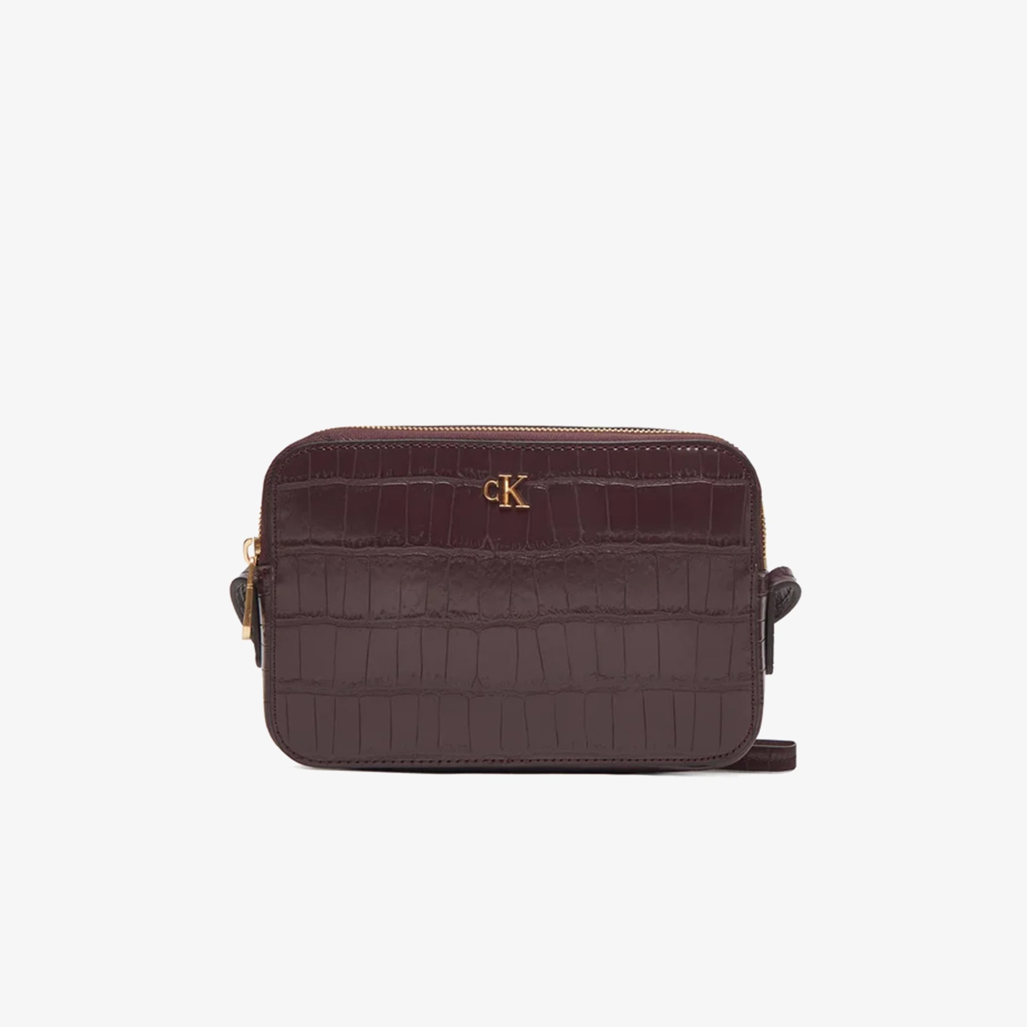  Calvin Klein Croc Camera Kadın Kırmızı El Çantası