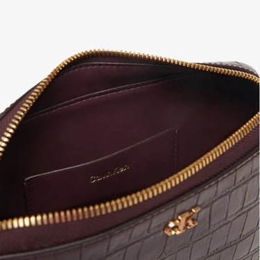  Calvin Klein Croc Camera Kadın Kırmızı El Çantası