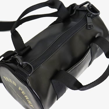  Fred Perry Tonal Classic Mini Barrel Unisex Siyah Spor Çantası