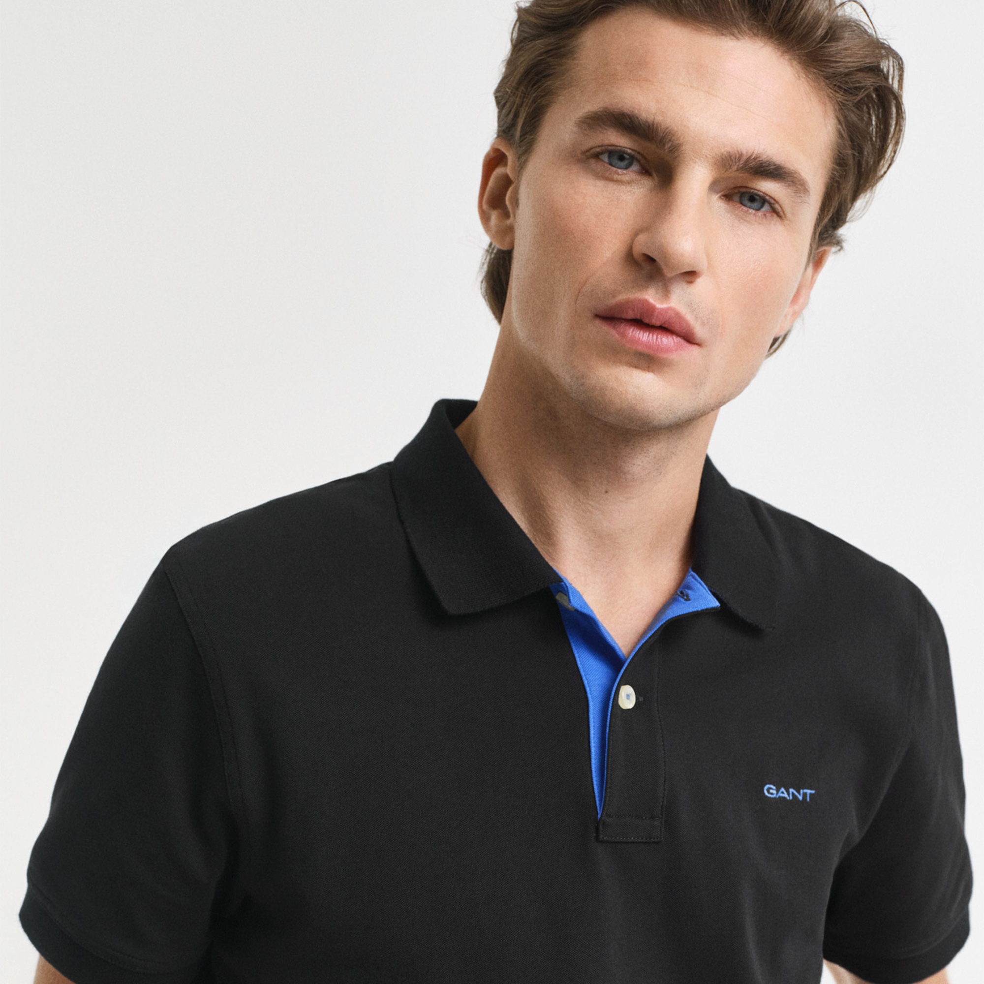 GANT Erkek Siyah Regular Fit Polo