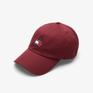  Tommy Jeans Heritage Core Erkek Kırmızı Şapka