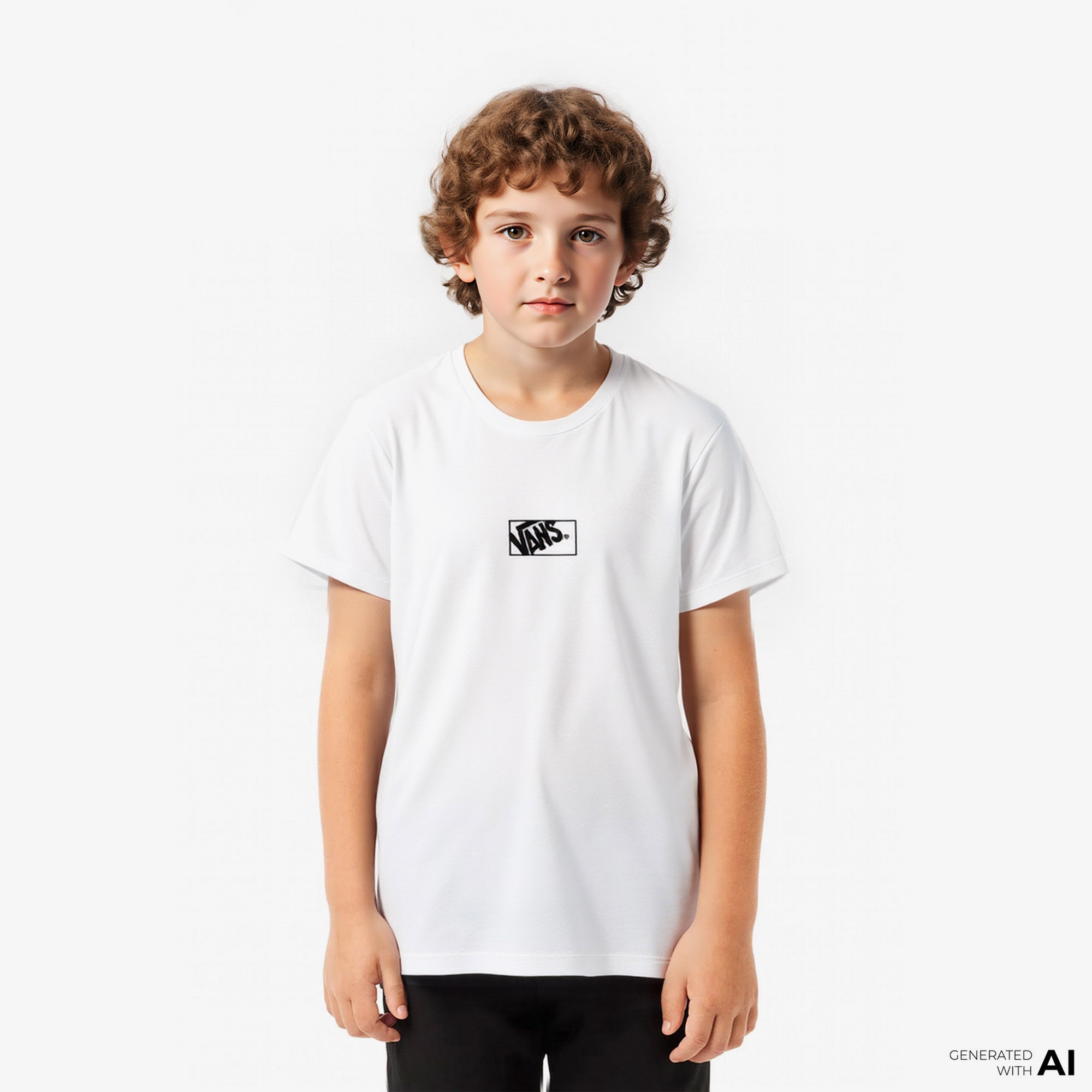 Vans By Blocked Box Ss  Çocuk Beyaz T-Shirt