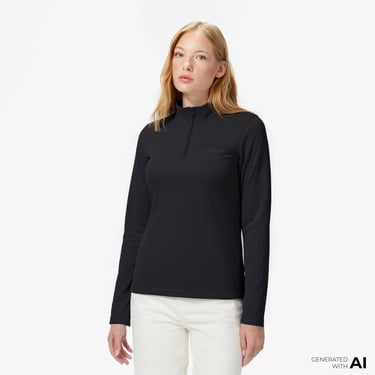  Jack Wolfskin Taunus Kadın Siyah Polar