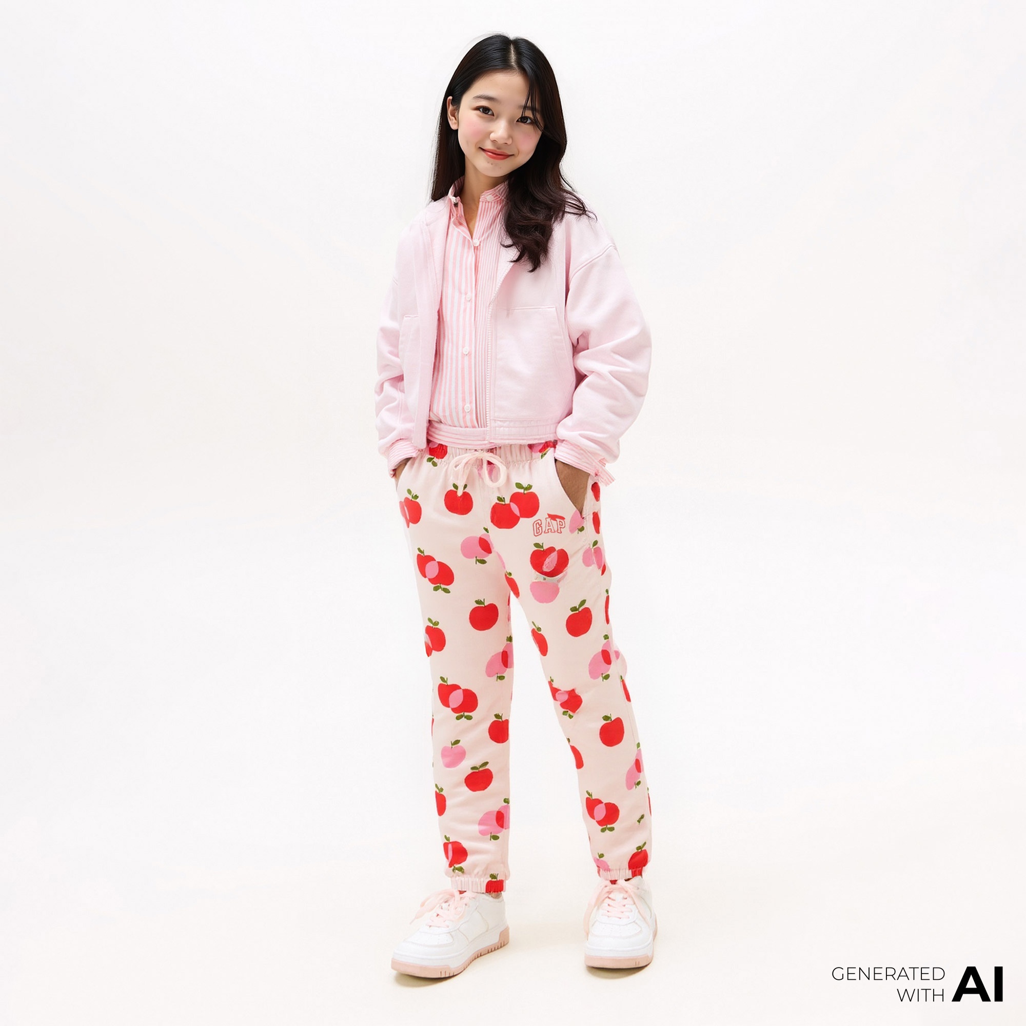 Gap V-Logo Çocuk Gri Eşofman Altı