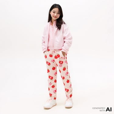  Gap V-Logo Çocuk Gri Eşofman Altı