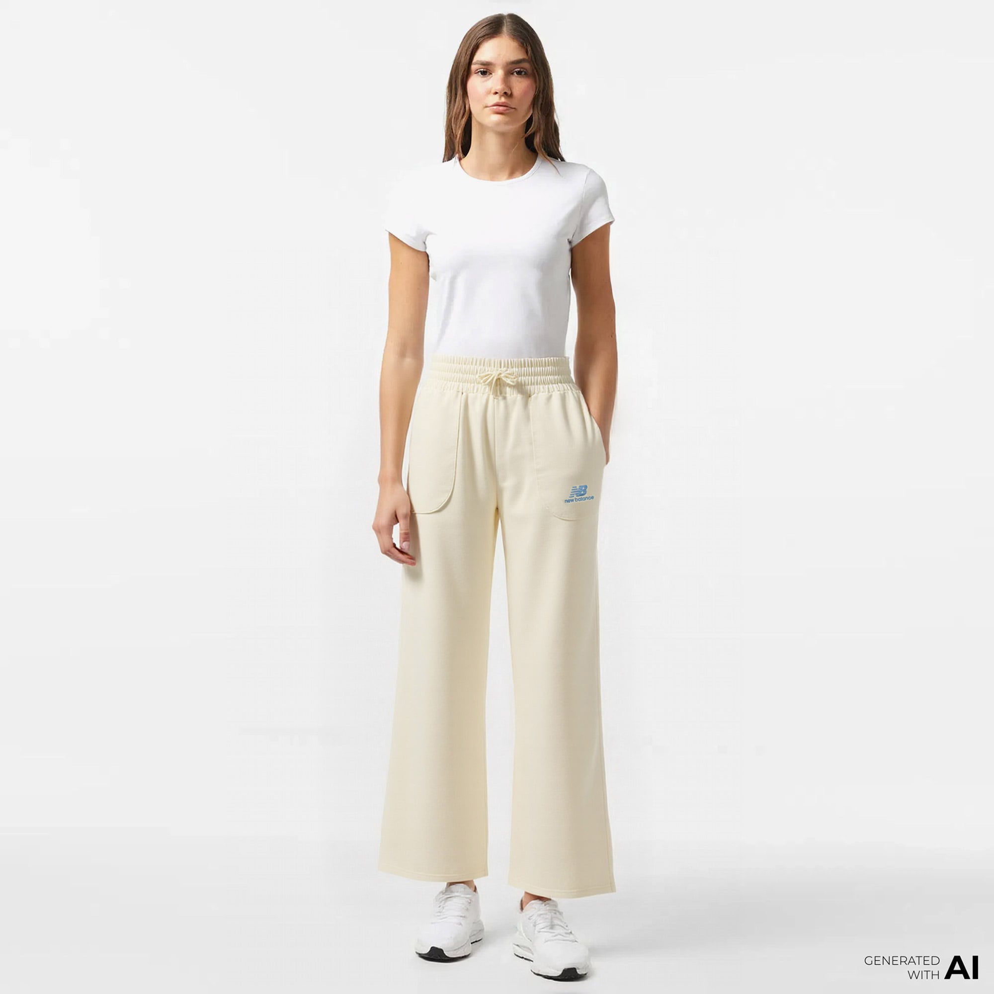  New Balance NB Lifestyle   Kadın Bej Pantolon