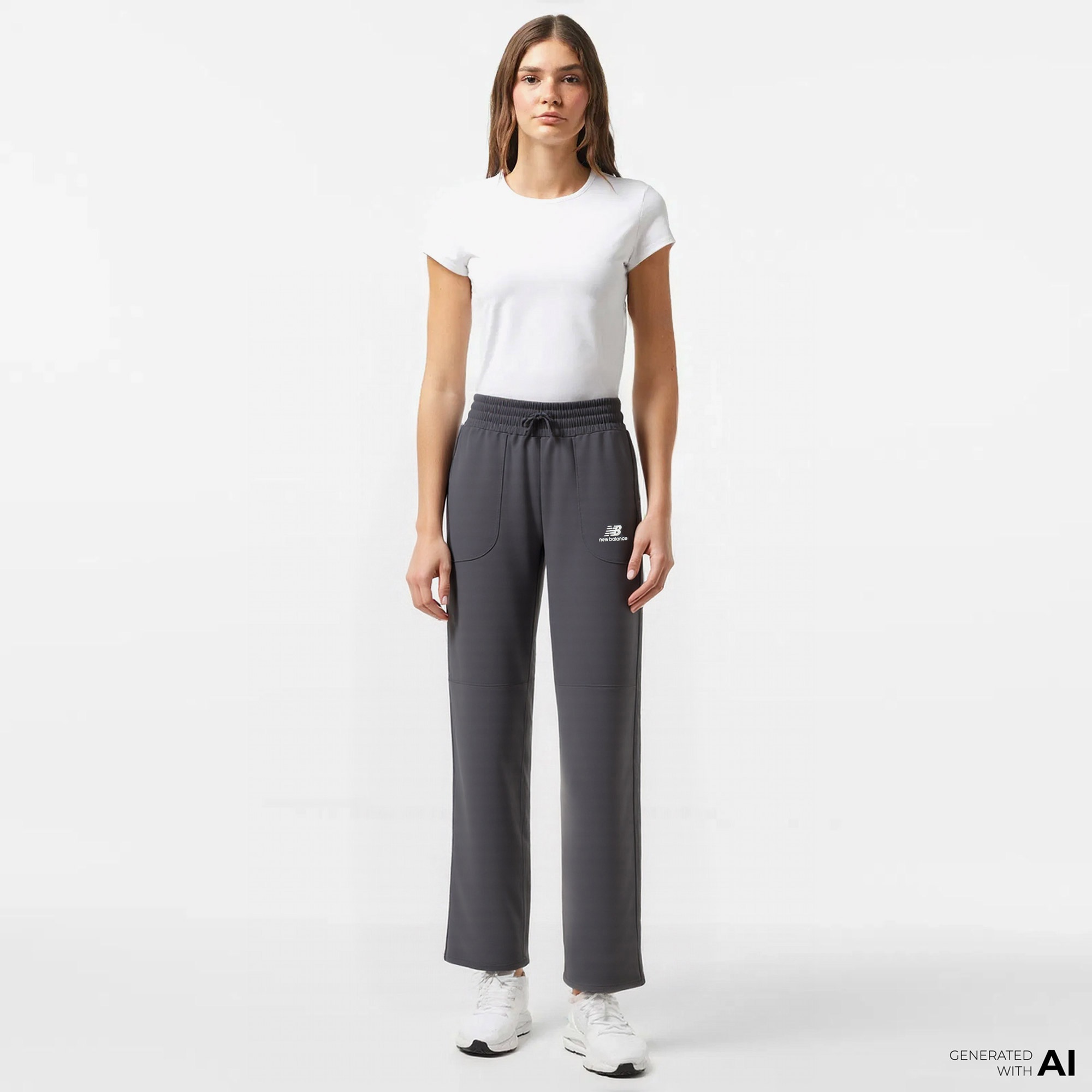 New Balance NB Lifestyle   Kadın Mavi Pantolon