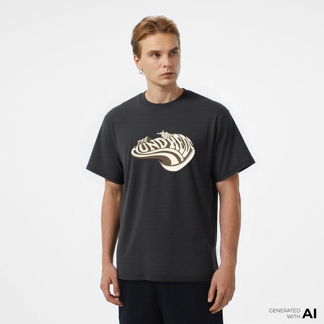  The Hundreds Concrete Erkek Siyah T-Shirt