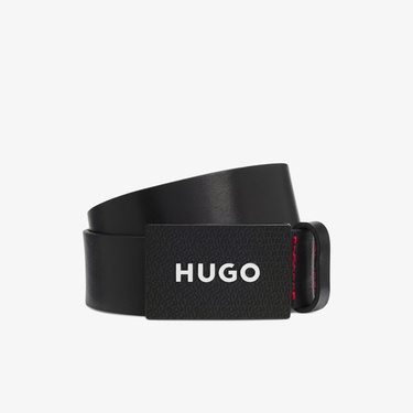  Hugo Gilao Erkek Siyah Kemer