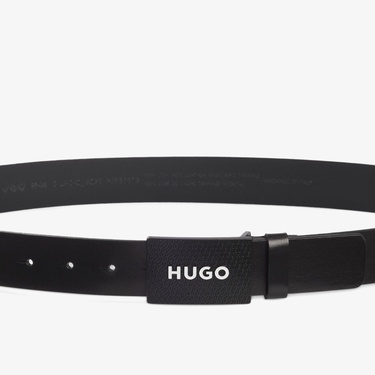 Hugo Gilao Erkek Siyah Kemer