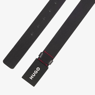 Hugo Gilao Erkek Siyah Kemer
