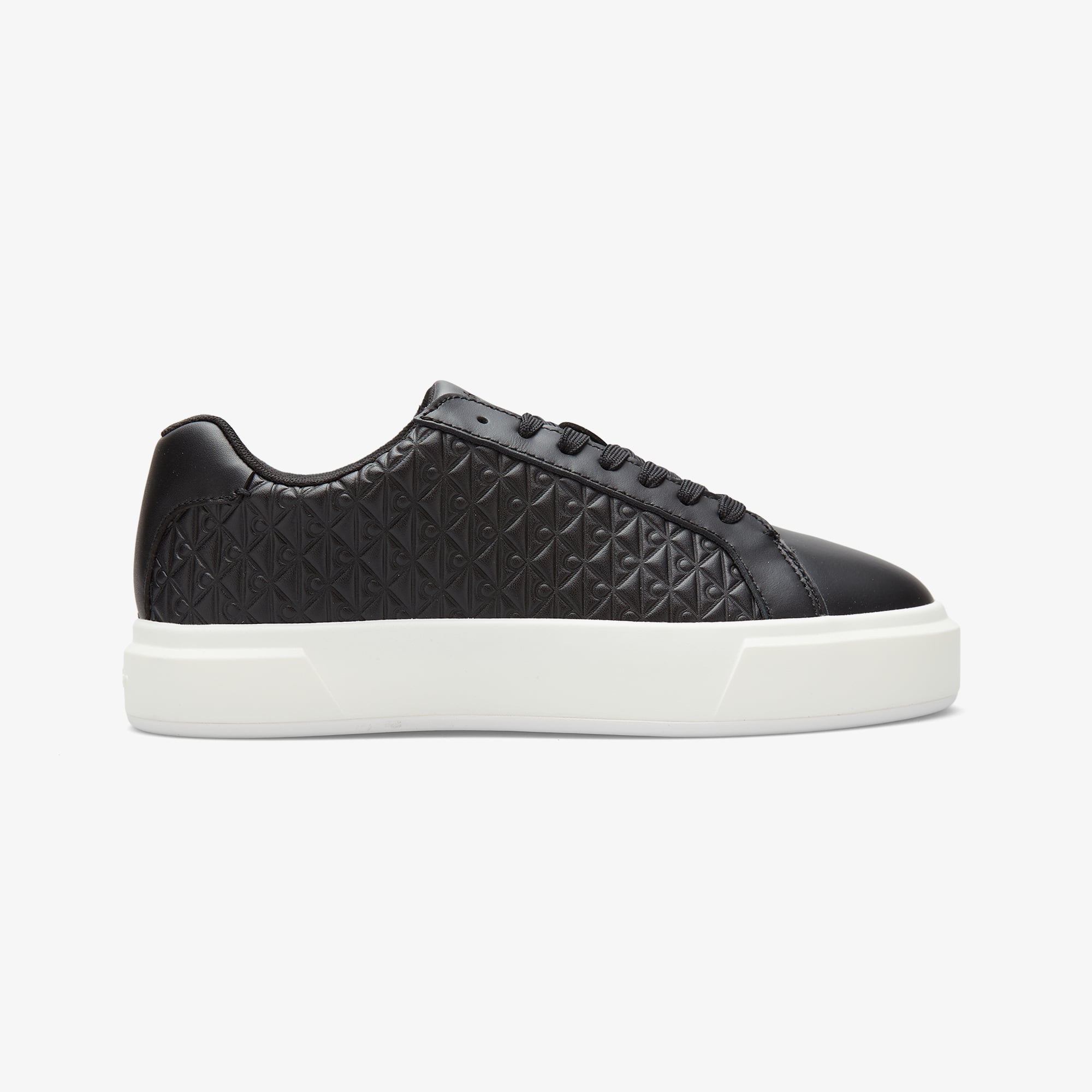  Calvin Klein Basket Lace Up Kadın Siyah Sneaker