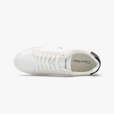  Calvin Klein Chunky Cupsole Lace Up  Mix Erkek Beyaz Sneaker