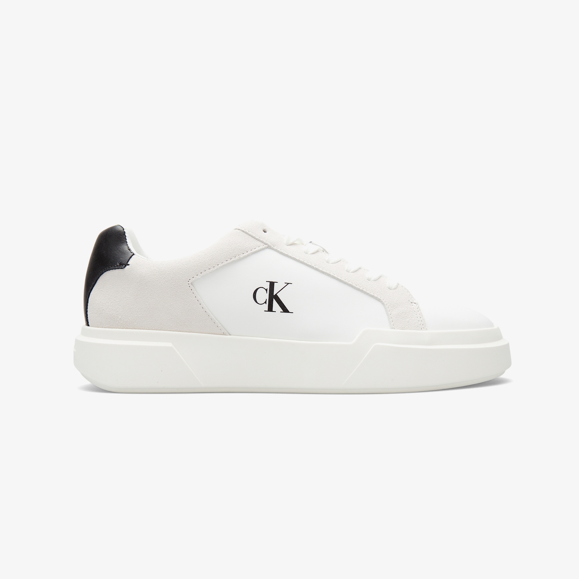 Calvin Klein Chunky Cupsole Lace Up  Mix Erkek Beyaz Sneaker