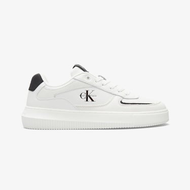  Calvin Klein Chunky Cupsole Low Erkek Beyaz Sneaker