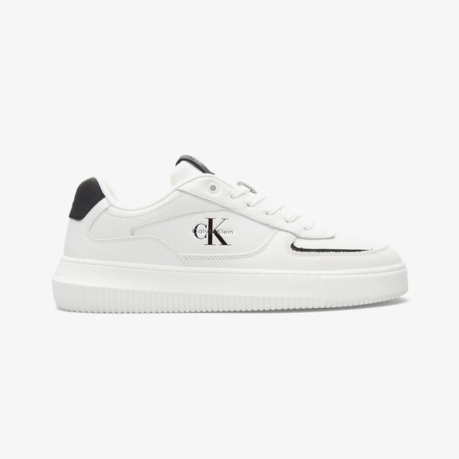  Calvin Klein Chunky Cupsole Low Erkek Beyaz Sneaker