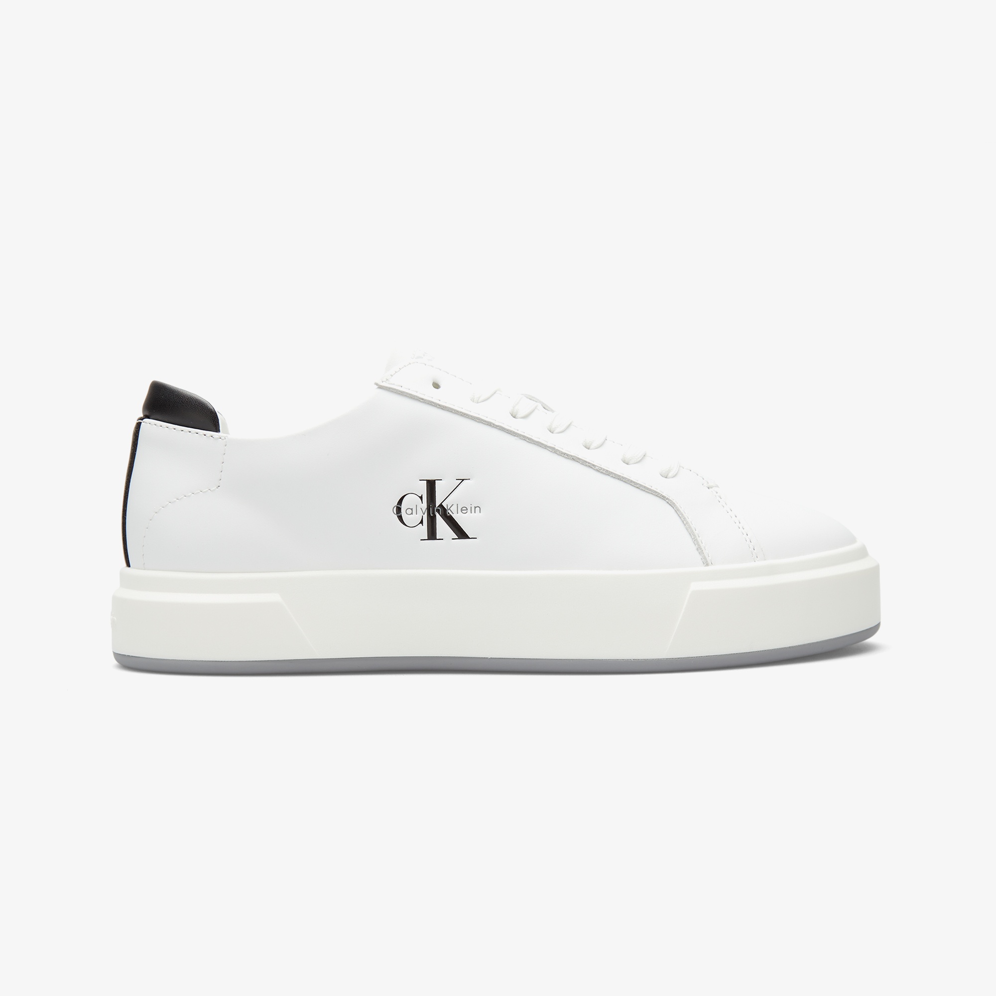 Calvin Klein Basket Cupsole Lace Up Erkek Beyaz Sneaker