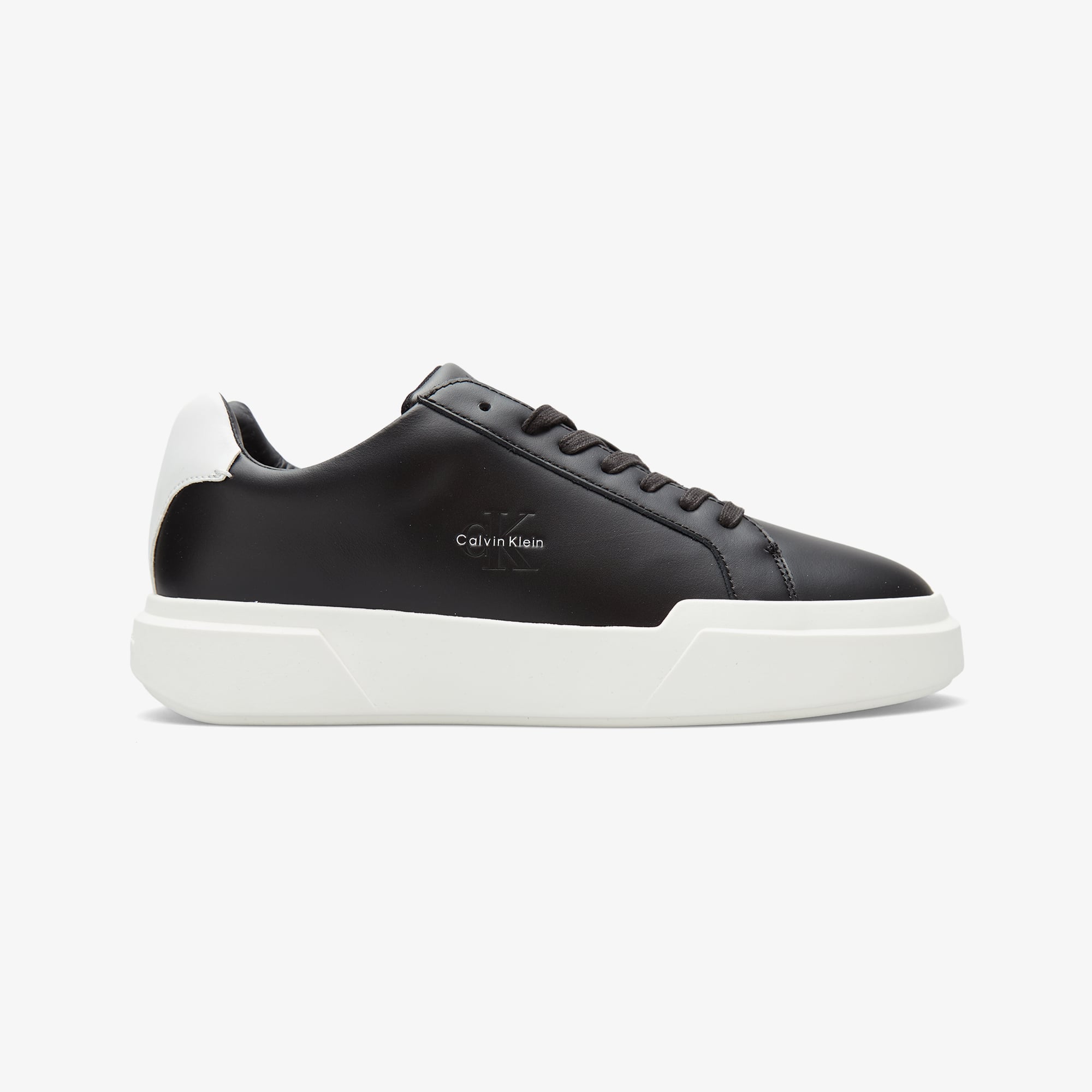  Calvin Klein Chunky Cupsole Lace Up  Erkek Siyah Sneaker