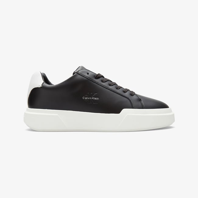  Calvin Klein Chunky Cupsole Lace Up  Erkek Siyah Sneaker