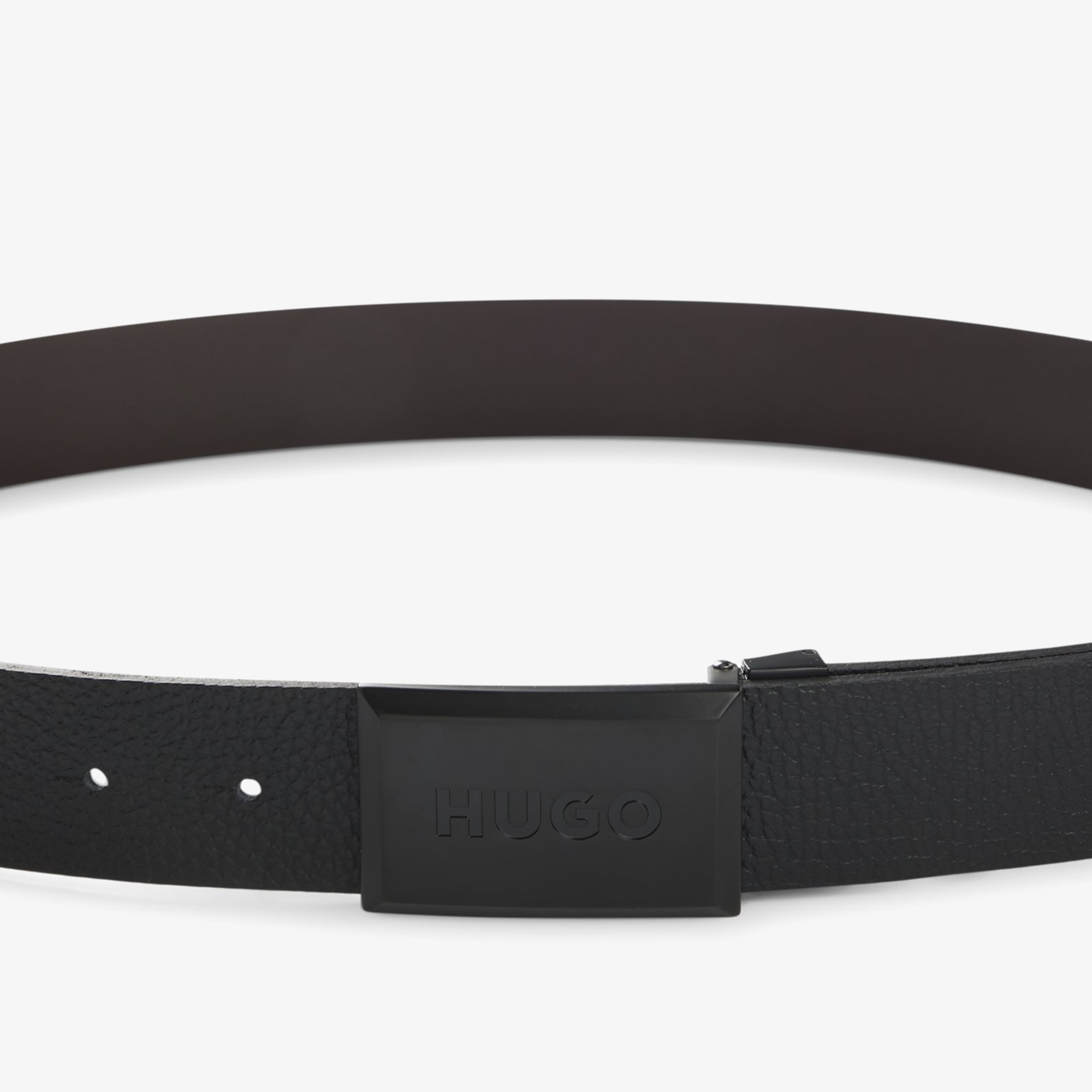 Hugo Garlond Erkek Siyah Kemer