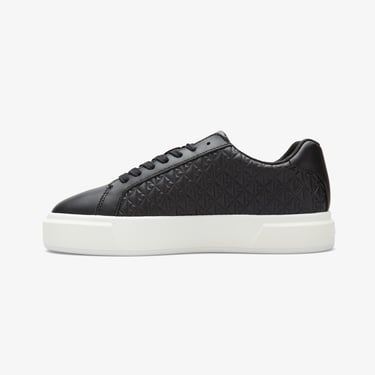  Calvin Klein Basket Lace Up Kadın Siyah Sneaker