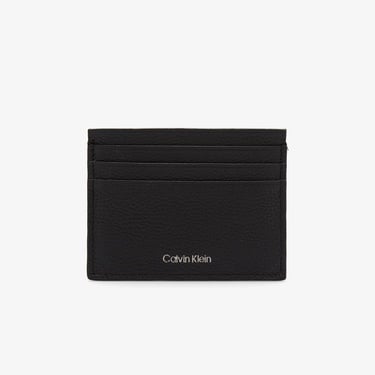  Calvin Klein Foil Emboss Erkek Siyah Kartlık