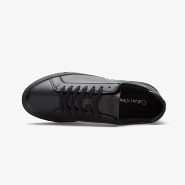  Calvin Klein Basket Cupsole Lace Up Erkek Siyah Sneaker