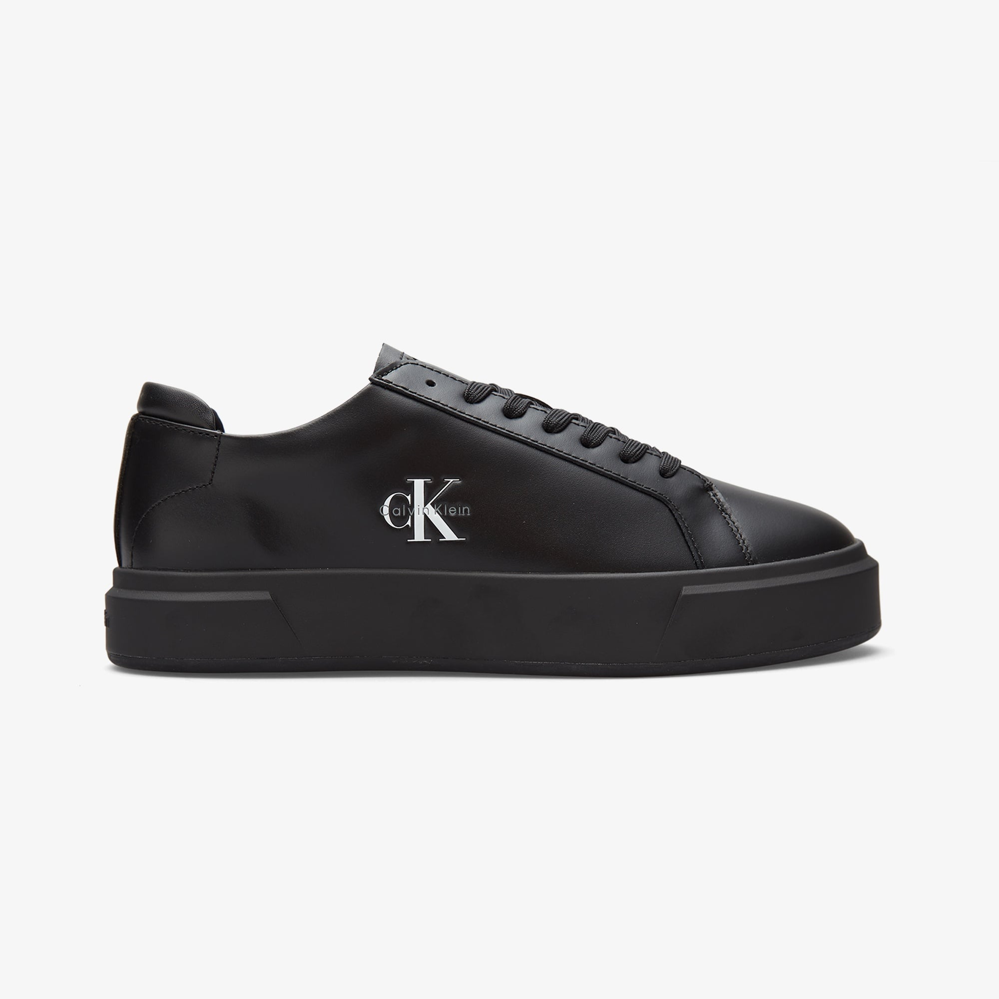 Calvin Klein Basket Cupsole Lace Up Erkek Siyah Sneaker