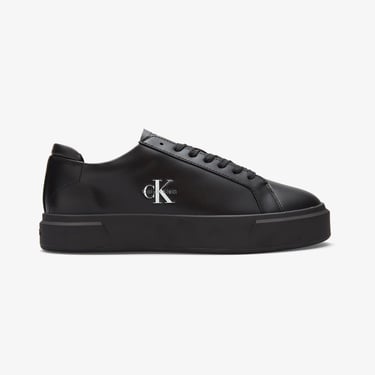  Calvin Klein Basket Cupsole Lace Up Erkek Siyah Sneaker