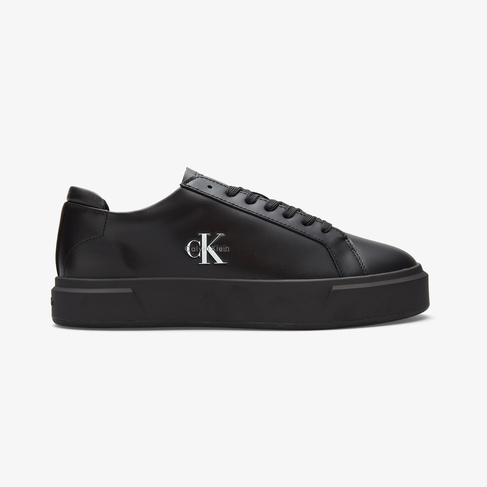  Calvin Klein Basket Cupsole Lace Up Erkek Siyah Sneaker