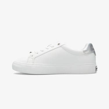  Calvin Klein Lace Up Sneaker Silver Kadın Beyaz Sneaker
