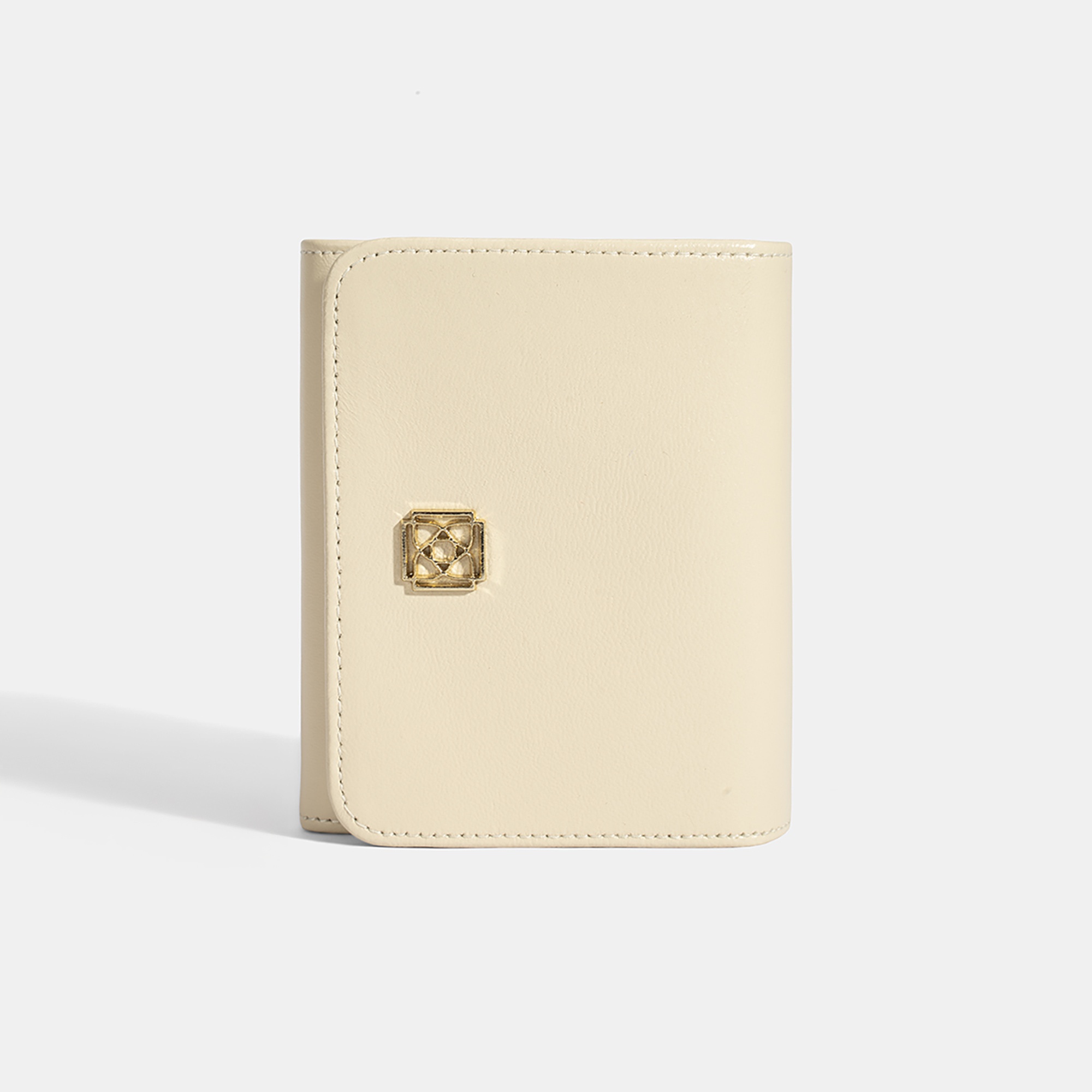Kadın Krem Deri Cüzdan