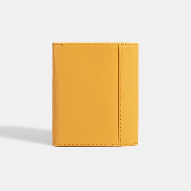  Kadın Turuncu D Logolu Deri Cüzdan