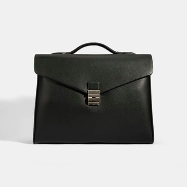  Erkek Siyah Deri Evrak Çantası