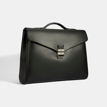  Erkek Siyah Deri Evrak Çantası