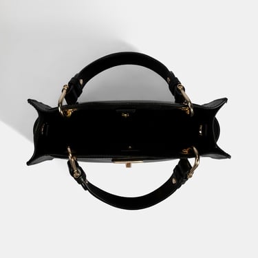  Kadın Siyah Deri Omuz Çantası