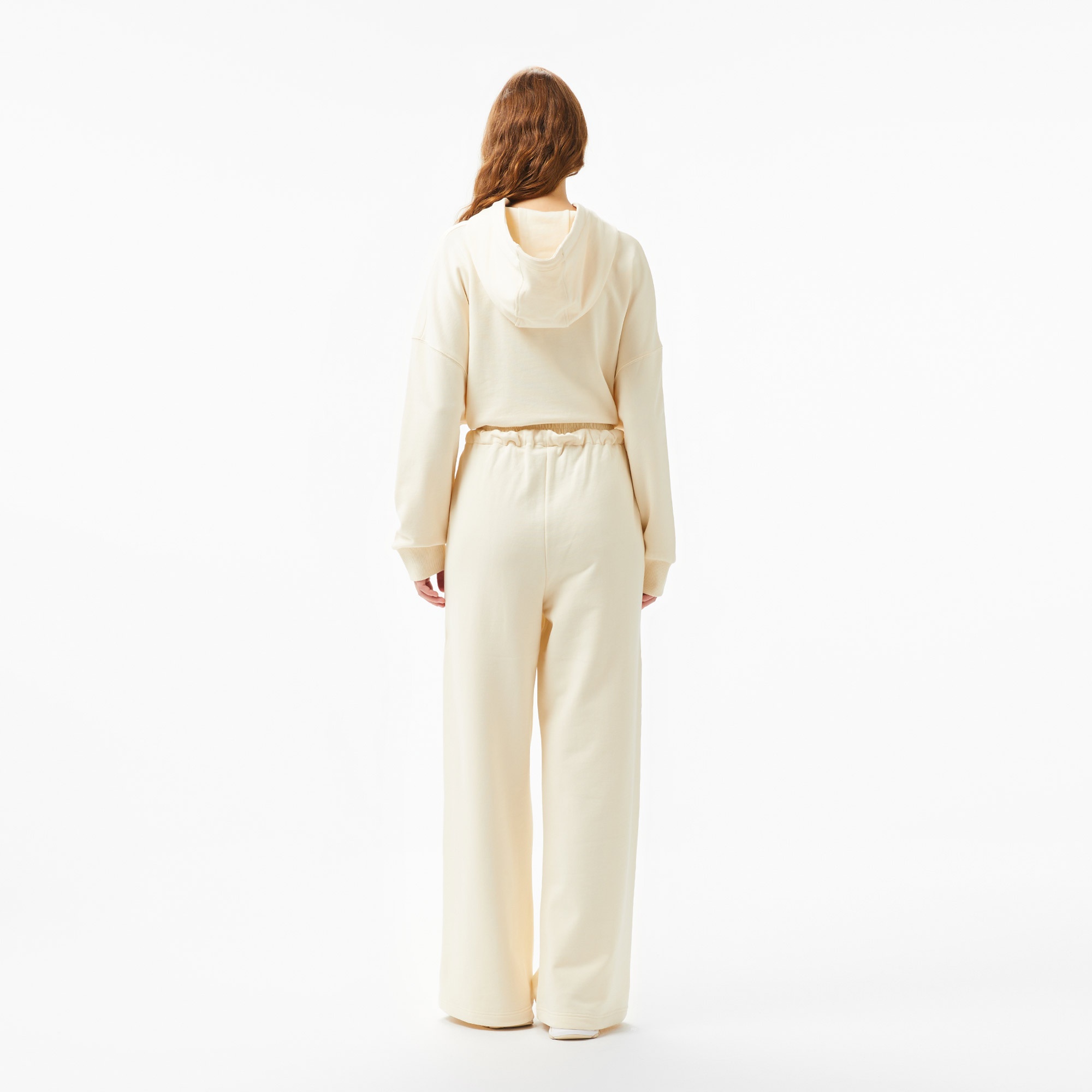 Lacoste Kadın Regular Fit Krem Eşofman Altı