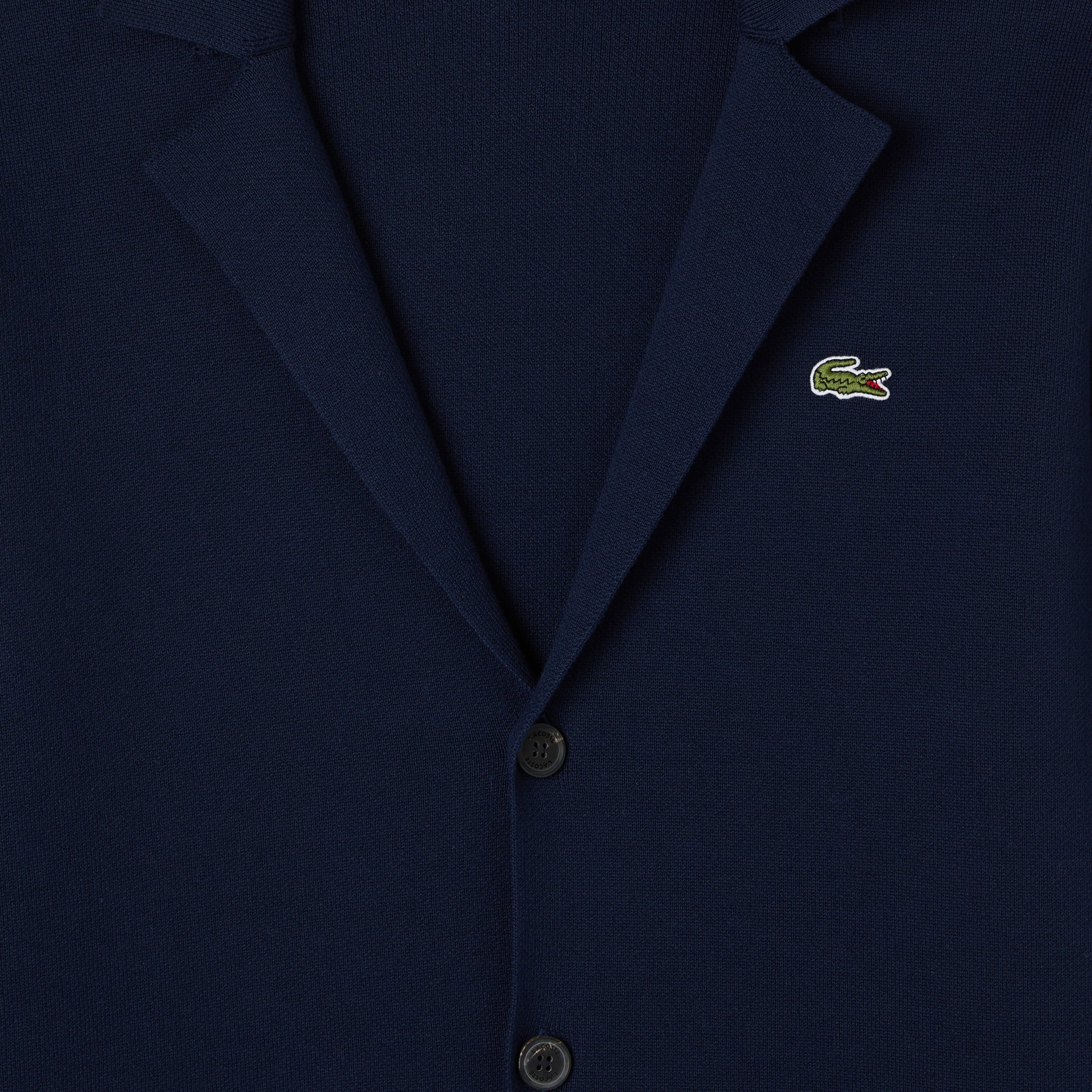 Lacoste Erkek Classic Fit V Yaka Lacivert Hırka