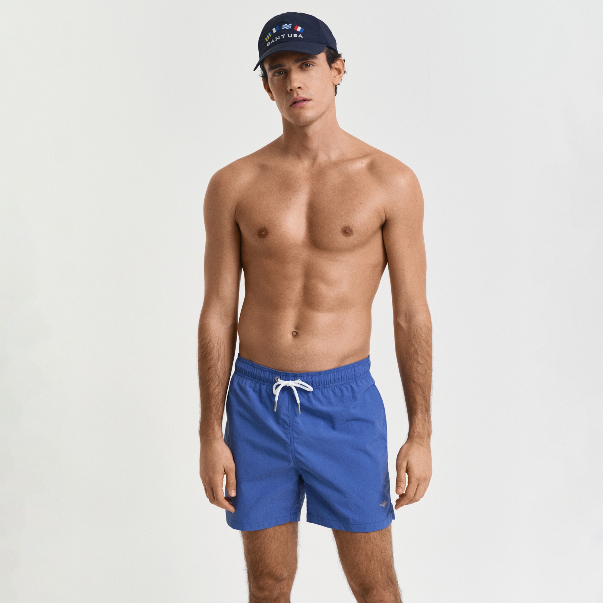 GANT Erkek Lacivert Regular Fit Mayo Şort