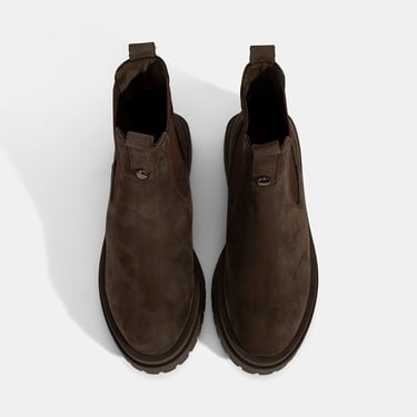  Kadın Kahve Nubuk Deri Chelsea Bot