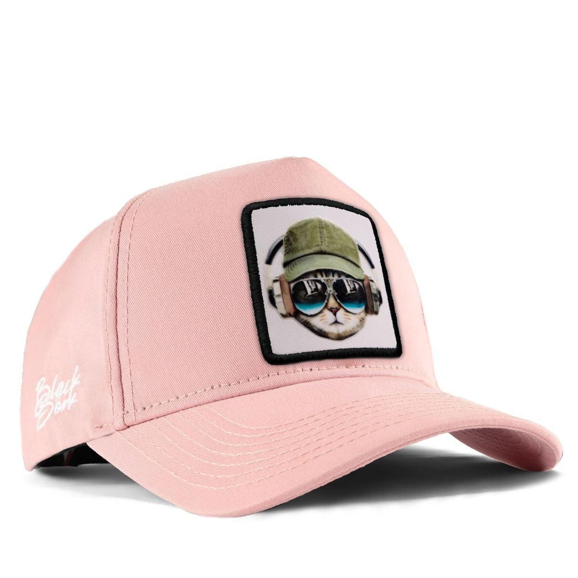 BlackBörk, Kedi Logolu Somon Beyzbol Şapka, Unisex