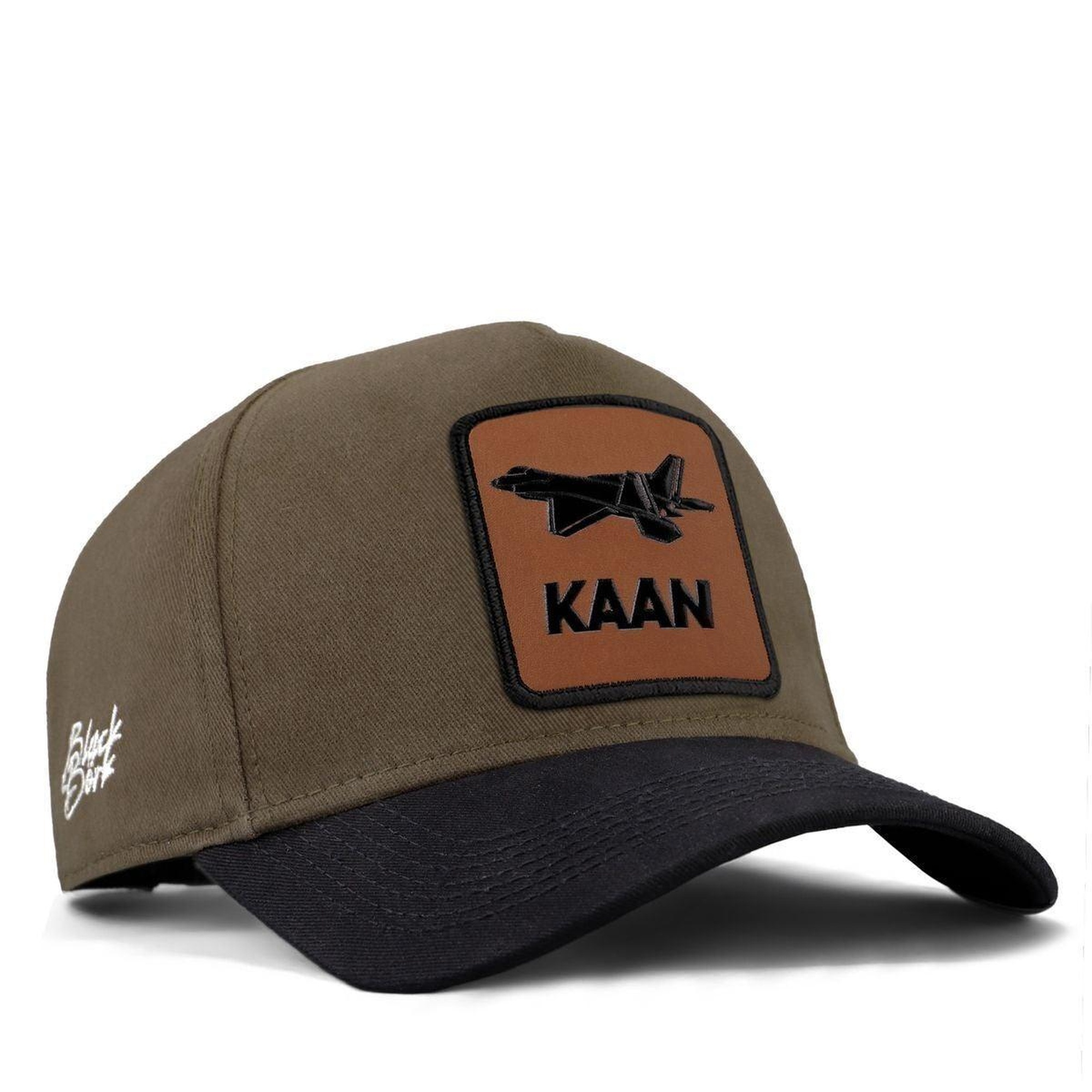 BlackBörk, Kaan Lisanslı Siyah-haki Beyzbol Şapka, Unisex