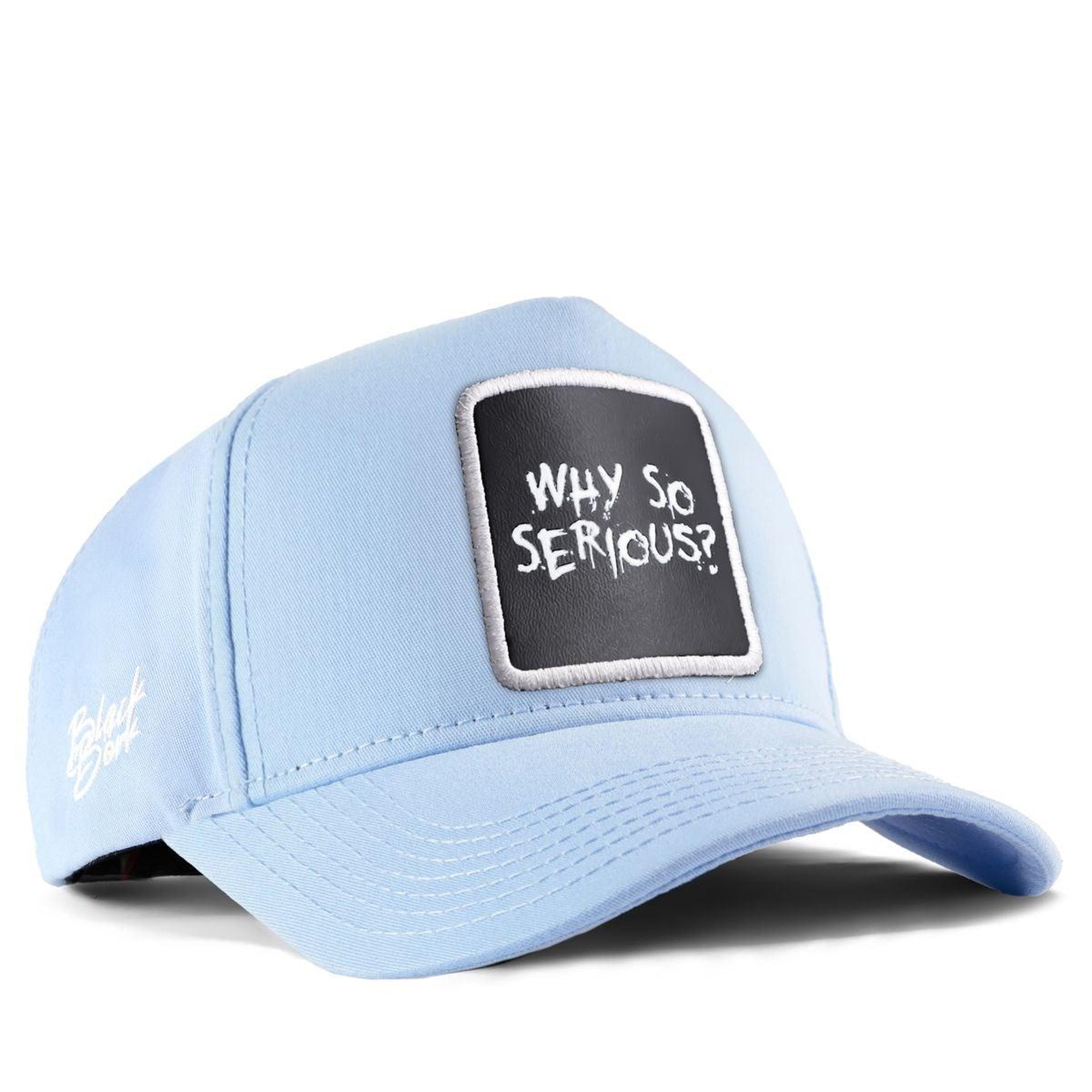 BlackBörk, Why So Serious Logolu Buz Mavi Beyzbol Şapka, Unisex