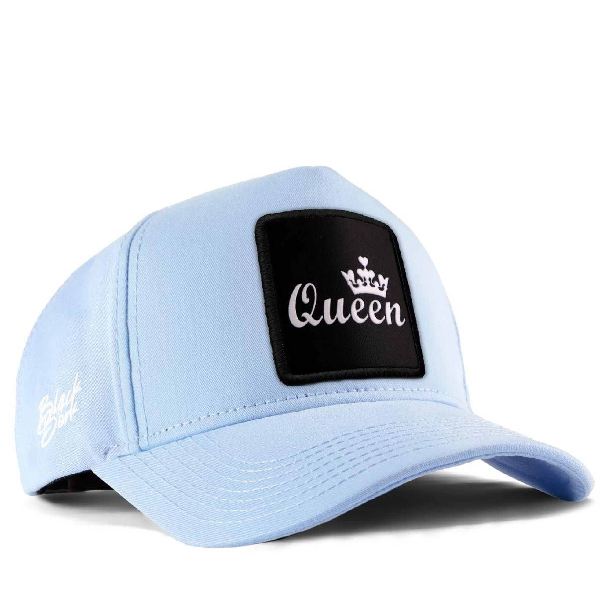 BlackBörk, Queen Logolu Buz Mavi Beyzbol Şapka, Unisex