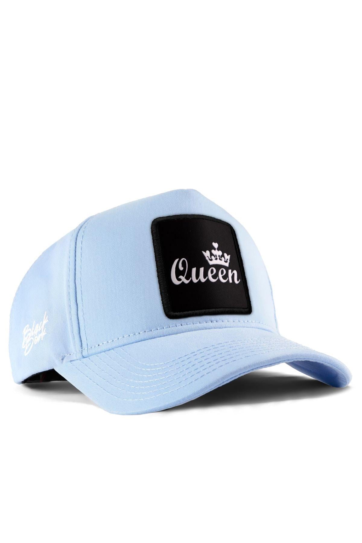  BlackBörk, Queen Logolu Buz Mavi Beyzbol Şapka, Unisex