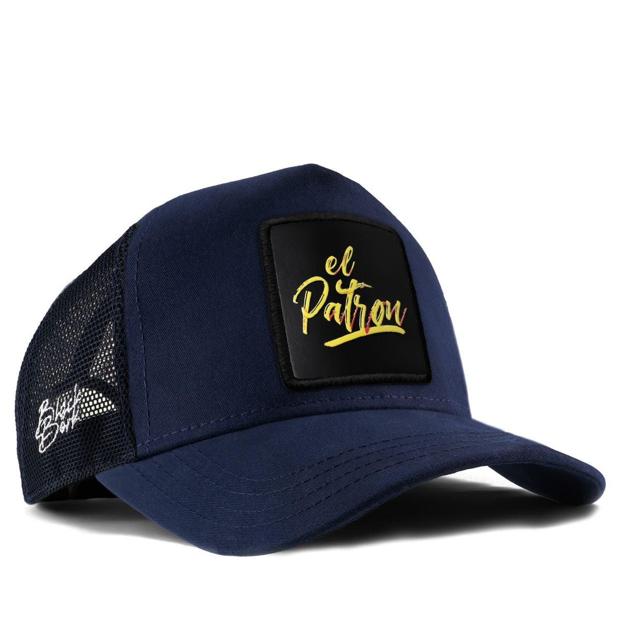 BlackBörk, El Patron Logolu Lacivert Trucker Şapka, Unisex