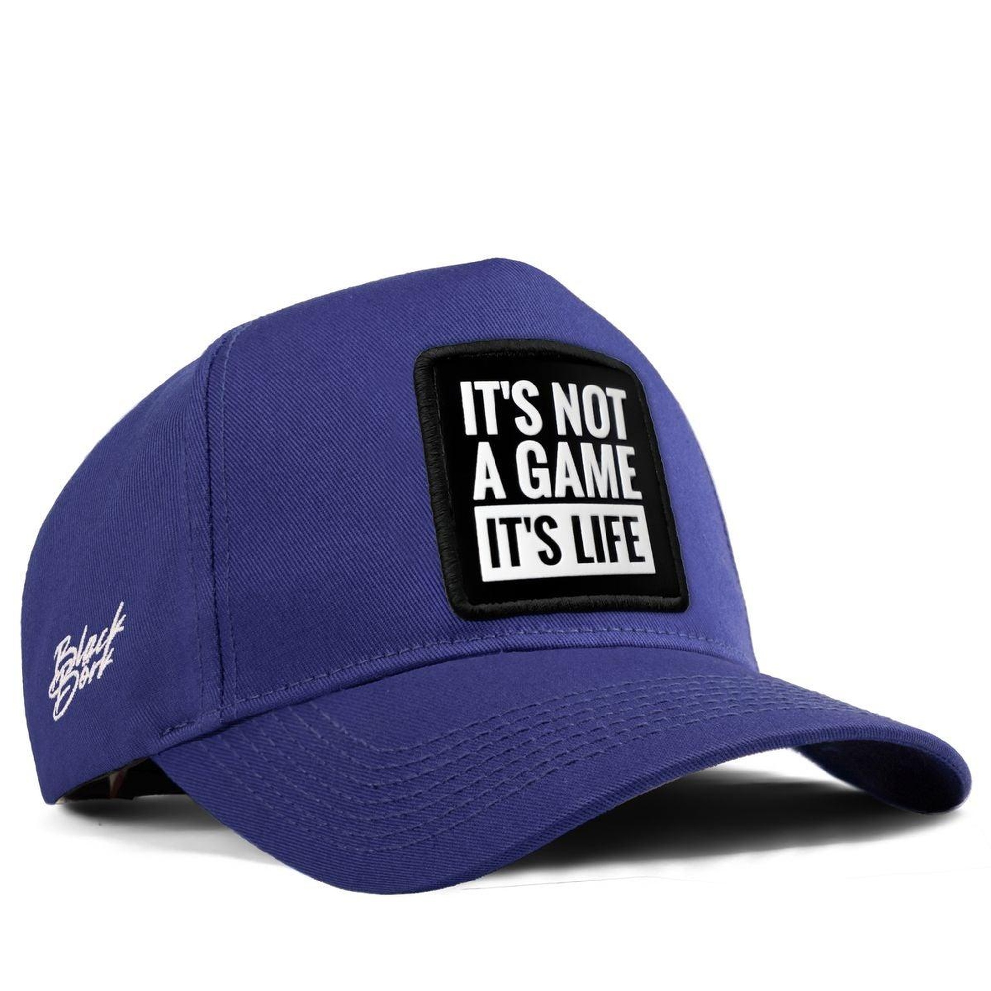 BlackBörk, It s Not a Game It s Life Logolu Mavi Beyzbol Şapka, Unisex