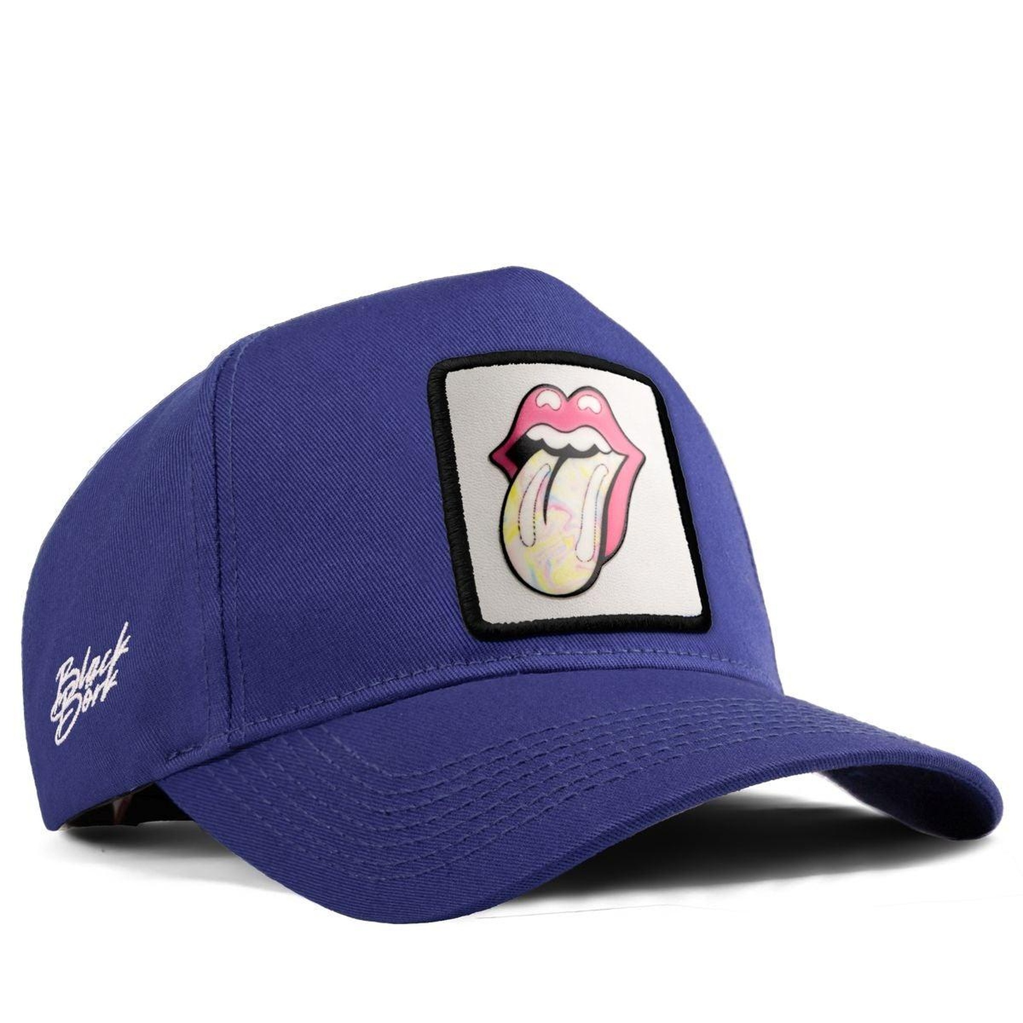 BlackBörk, Dudak Logolu Mavi Beyzbol Şapka, Unisex
