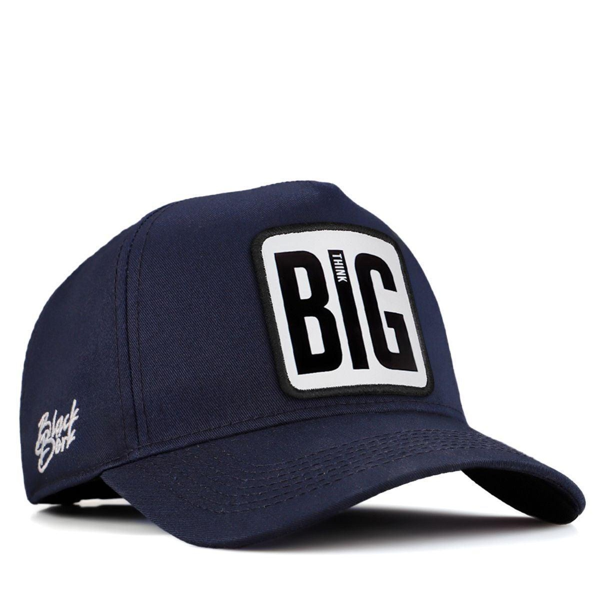 BlackBörk, Big Think Logolu Lacivert Beyzbol Şapka, Unisex